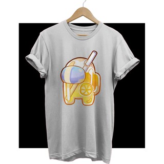 เสื้อยืดผ้าฝ้ายพิมพ์ลายเสื้อยืดผ้าฝ้าย เสื้อยืด! เสื้อยืด ลาย Bubble DRINK TYPE 3 CLIANTHA06