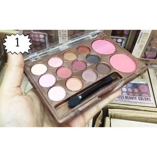 บลัชออน&amp; อายแชโด้ Kiss Beauty Colors Song