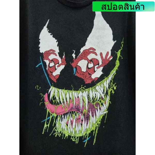 เสื้อมือสอง เสื้อยืด หนัง การ์ตูน MARVEL - VENOM X SPIDERMAN