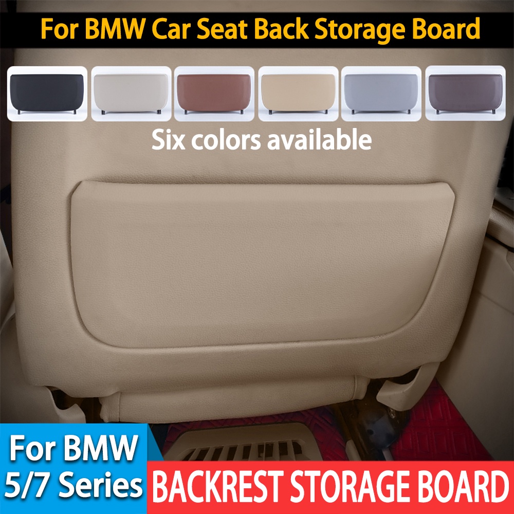 Car Seat Back Panel Cover High Quality ABS Cap Storage Pocket Replacement Accessories For BMW 5 Seri