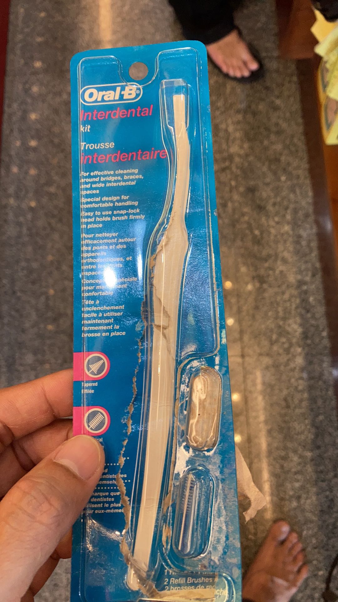 OralB แปรงซอกฟัน Interdental Brush handle 1 kit single side