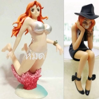 (แท้/มือสองไม่มีฐาน) One Piece Maker Artist Photo Nami Swimsuit Water Diving Nami Action Figure