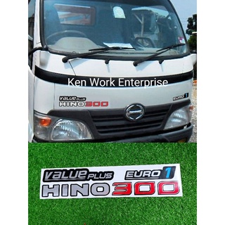 สติกเกอร์ hino 300 value plus euro 1