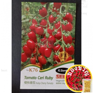 [Paling Horticulture Sdn Bhd] Ruby Cherry Tomato Seeds | JC Garden种子/向日葵/通心菜/男装/上衣/苹果/文胸/手链/芹菜/生菜/ LT7Z