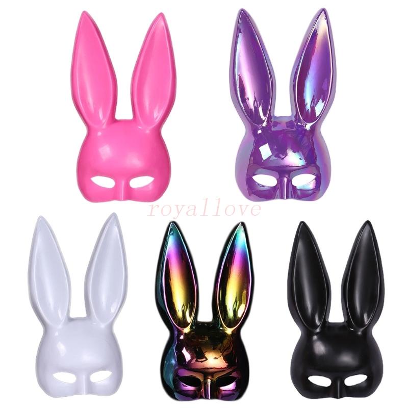 Royal Bunny พร็อพหน้ากากเต้นรํา คอสเพลย์ ปาร์ตี้ฮาโลวีน สําหรับเด็กผู้หญิง