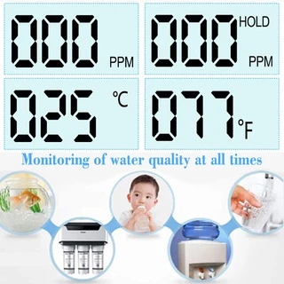 Kiprun ปากกาทดสอบคุณภาพน้ําดิจิทัล TDS 0-9999 ppm