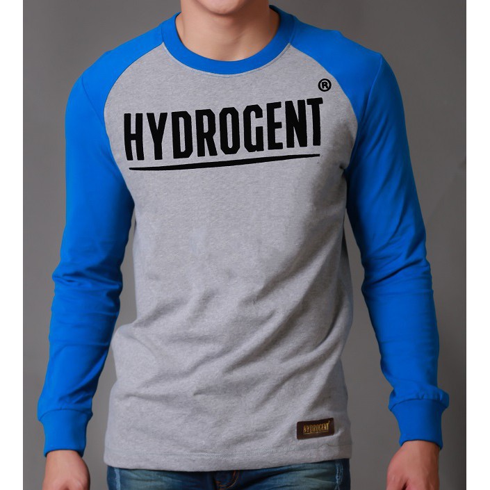 เสื้อยืดผู้ชายไซต์ใหญ่ Hydrogent เสื้อยี่ห้อไฮโดรเจนท์ แขนยาว ผ้าดีเวอร์ ผ้านุ่มมากที่ส เสื้อยืดผู้ช