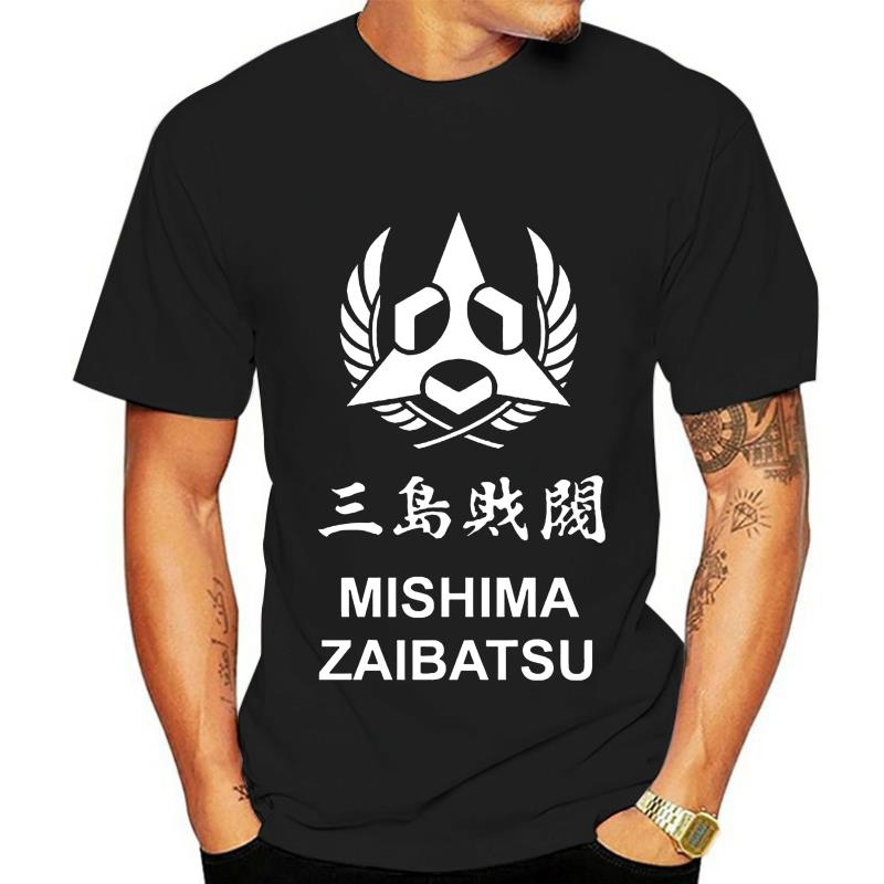 Mishima Zaibatsu Logo Tekken Mens T Shirt สีดํา