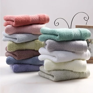 พร้อมส่ง!ผ้าเช็ดผม ผ้าขนหนู หนานุ่ม ซับน้ำได้ดี แห้งไว คอตตอน 100% เกรดpremium