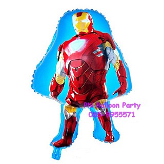 ลูกโป่งการ์ตูนไอออนแมน Iron Man Super Hero Foil Balloon.