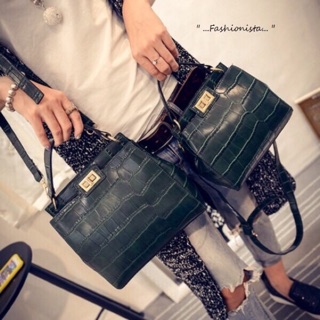 Luxury bag new fashion เขียวไซส์เล็ก ฟรี ems!