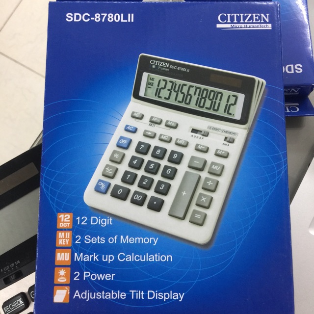 เครื่องคิดเลข Citizen SDC-8780LII