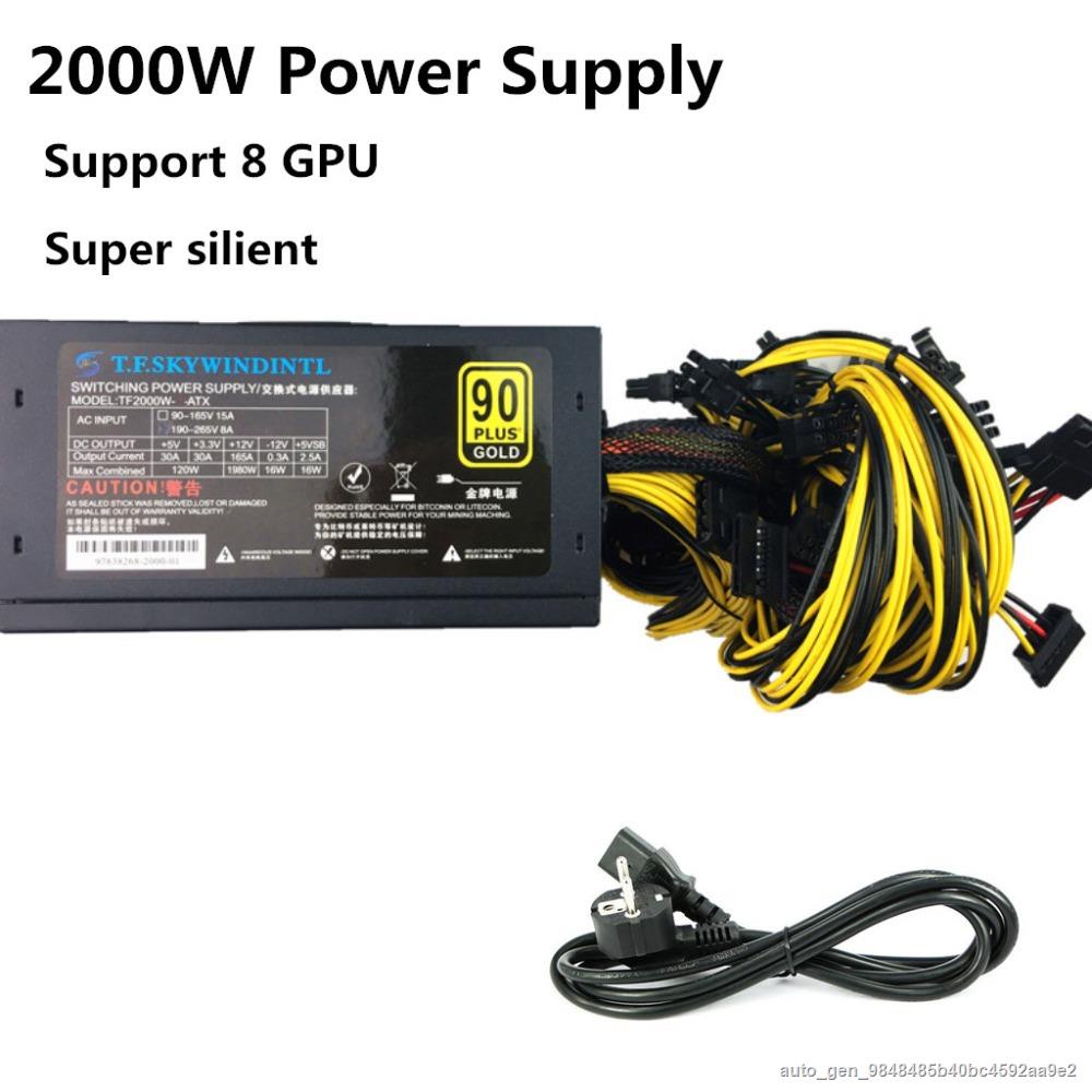 2000W Mining Power Supply Asic bitcoin new Gold power 2000W PLUS ETH