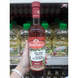 Bertolli red wine venegar เบอร์ทอลลี่น้ำส้มสายชูหมักไวน์แดง 500ml