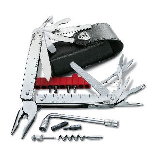 Victorinox SwissTool X Plus - Robust Multi-Tool with 37 Functions (3.0338.L) Silver | มีดพับ มีดพก มีดสวิส