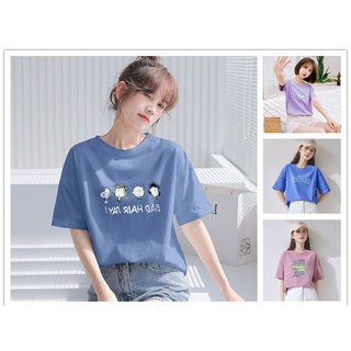 2022Summer New Womens Short SleeveTWomens T-shirtinsLoose Korean Top Wholesale