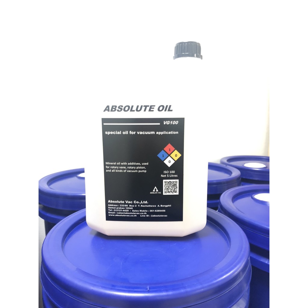 น้ำมันสุญญากาศ VG100 lubricating oil vacuum pump nissararattananon