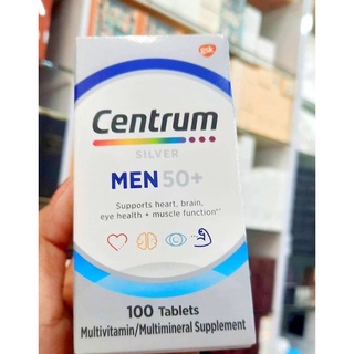 วิตามิน Centrum Silver Men 50+ Multivitamin / Multimineral 100 เม็ด
