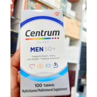 วิตามิน Centrum Silver Men 50+ Multivitamin / Multimineral 100 เม็ด