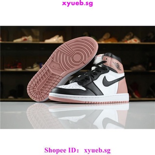 ☼Nike Men s Air Jordan 1 High OG NRG Rust Pink รองเท้าบาสเก็ตบอล