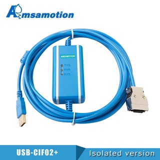 Yth YY สายเคเบิลโปรแกรม USB-CIF02+C สําหรับ Omron PL CPM1A 2A CQM1