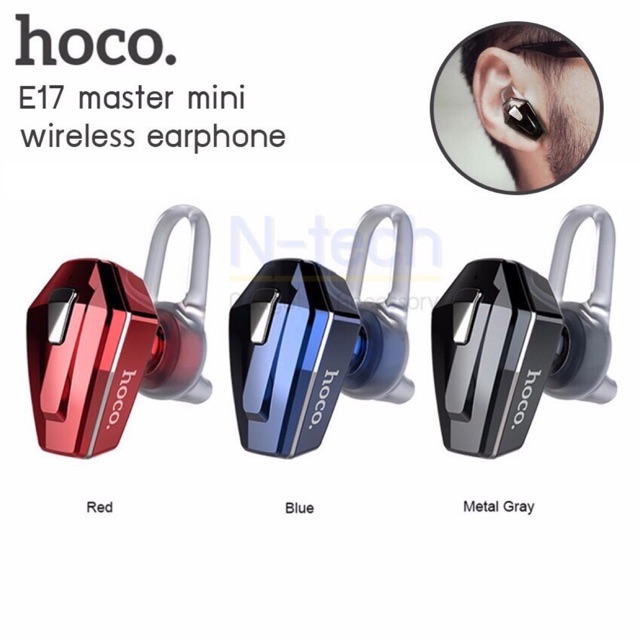(แท้100%) หูฟังบลูทูธ HOCO รุ่น-E17