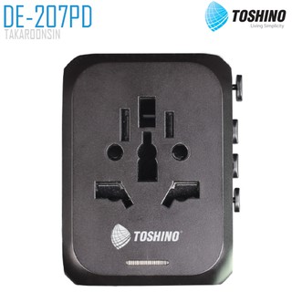 ปลั๊กแปลงขาชาร์จเร็ว TOSHINO DE-207PD 4 in 1