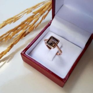 Smoky Quartz​ Ring​ แหวนสโมกกี้ควอตท์