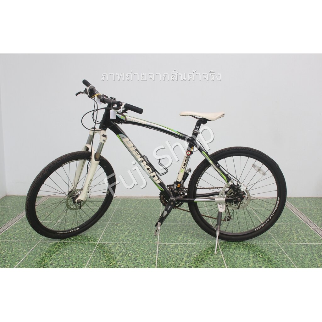 จักรยานเสือภูเขาญี่ปุ่น - ล้อ 26 นิ้ว - มีเกียร์ - อลูมิเนียม - มีโช๊ค - Disc Brake - Bianchi Kuma 5