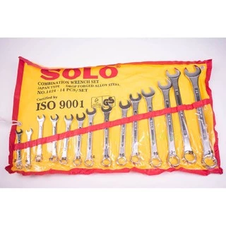 NP-236 SOLO ชุดประแจแหวนข้างปากตาย ประแจรวม ขนาด 8-24mm 14ตัว/ชุด