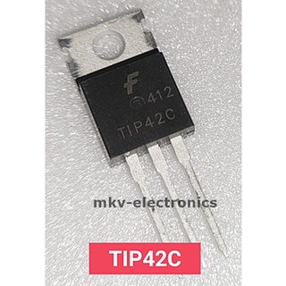 (1ตัว) TIP42C Transistor PNP 6A 100V TO-220AB หลังเหล็ก ของแท้ (รหัสสินค้า M00077)