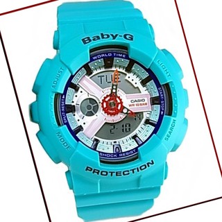 [แท้100% ส่งฟรี]Baby-G BA-110SN-3  เขียวเทอคว้อย ประกันCmg