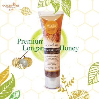 Premium Longan Honey น้ำผึ้งคัดพิเศษ แบบหลอดบีบ จากดอกลำไย ขนาด 150g. แบรนด์ Golden Bee