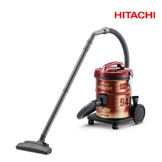 HITACHI เครื่องดูดฝุ่น 1,600 วัตต์ ชนิดถังเก็บฝุ่น รุ่น CV-930F-Wine Red