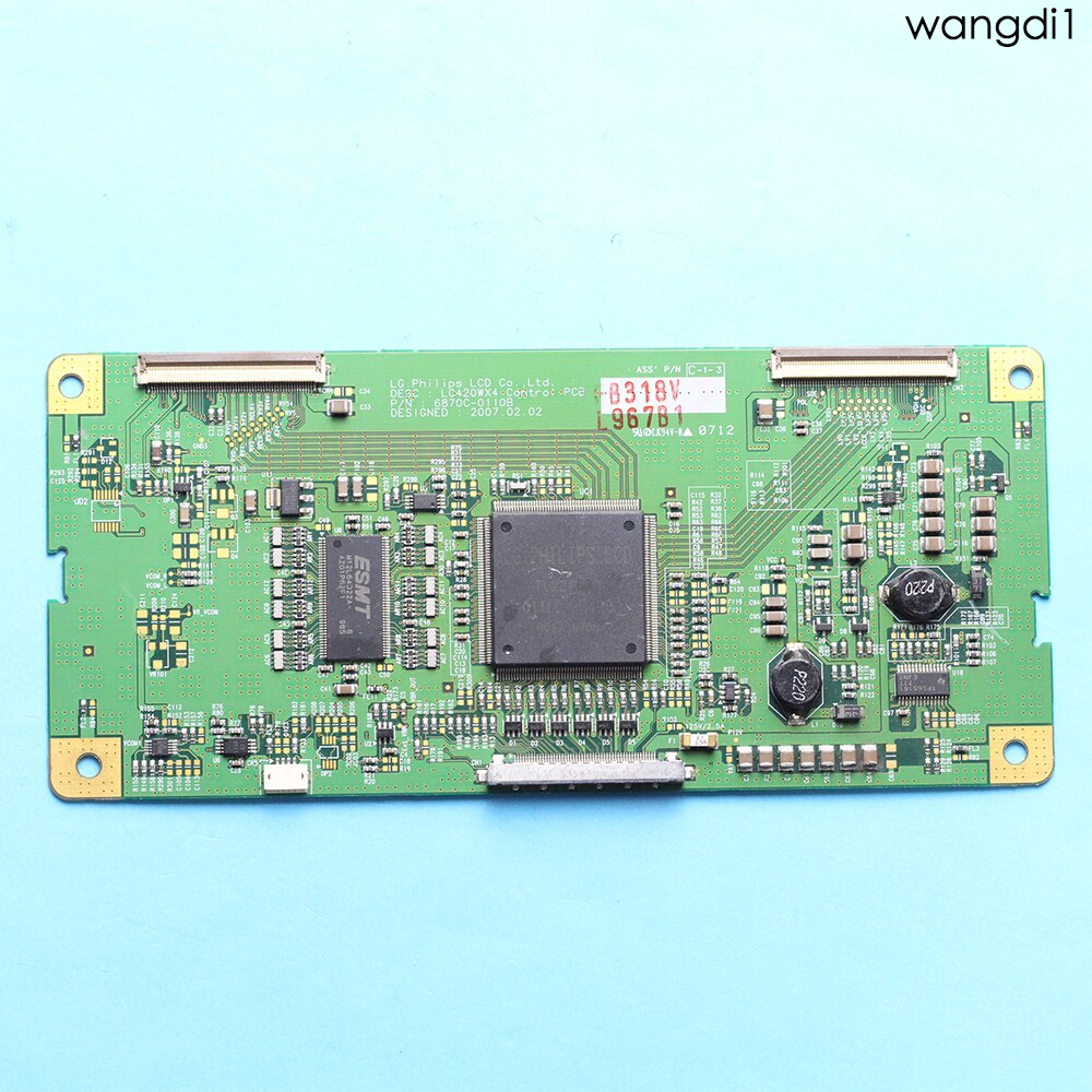 6870C-0110B T CON Board LC420WX4 ควบคุม PCB สมาร์ททีวีหลัก 6870c0110b Lc420wx4 T-CON Board 6870c Log