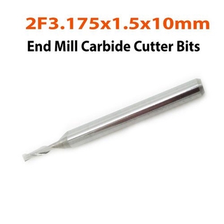 ดอก End mill แบบ 2 เกียว ขนาด 3.175*1.5มม.