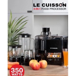 เครื่องคั้นน้ำผลไม้ แยกกาก  LE CUISSON เครื่องปั่นอเนกประสงค์ 4in1