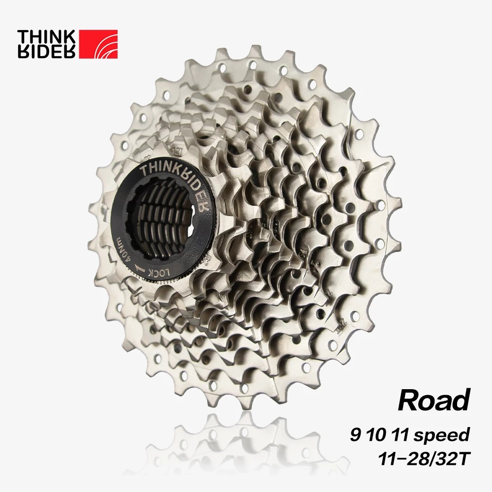 ThinkRider ชิ้นส่วนจักรยาน CASSETTE ความเร็ว 8-12 สปีด ขนาด 11-32T สำหรับFreewheel Sprocket Cogs