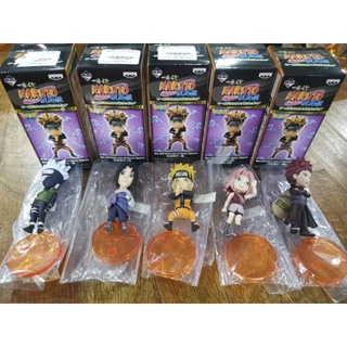 +++ Banpresto WCF World Collectable Figure Naruto นารุโตะ ฟิกเกอร์ แกะแล้ว เหมือนใหม่ ครบชุด 5 ตัว พร้อมส่ง ของแท้ +++