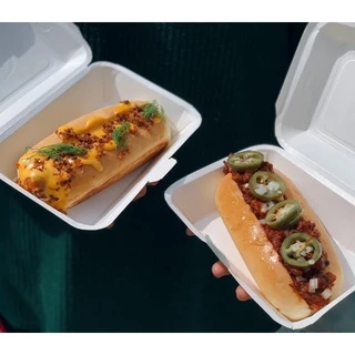 🌭🌭ขนมปังฮอทดอก ขนาด 6 นิ้ว บรรจุ 8 ชิ้น brioche hot dog bun 1 คำสั่งซื้อไม่เกิน 8 แพนะคะ