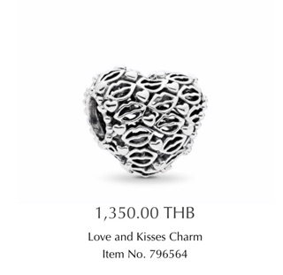 New Pandora Love and Kisses Charm แท้ 💯%