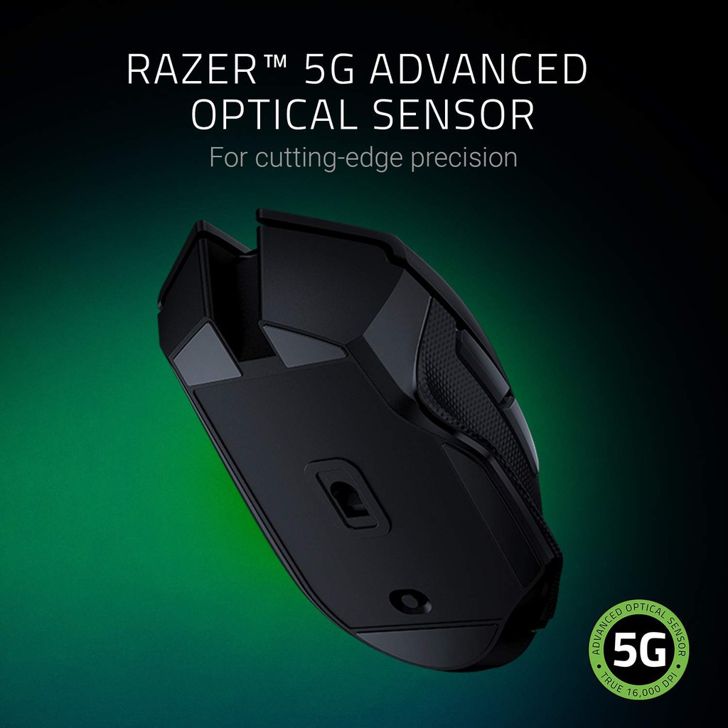 Razer（เม้าส์） Basilisk X HyperSpeed Bluetooth Wireless Gaming Mouse 16000DPI 5G Optical Sensor 6 Programmable Buttons เมาส์ไร้สาย