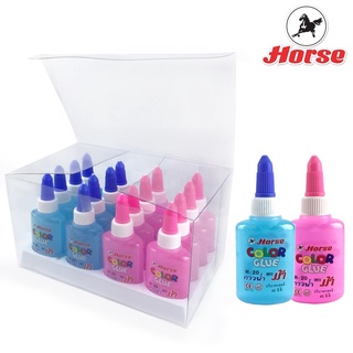 Horse ตราม้า กาวน้ำ 45 ซี.ซี. H-20 บรรจุ 16ขวด/กล่อง จำนวน 1 กล่อง