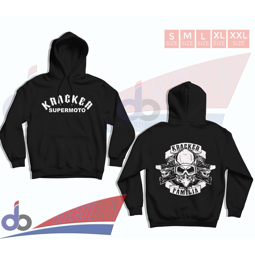 SUPERMOTO KTRACKER FAMILIA HOODIE JUMPER JACKET / SUPERMOTO KRACKER FAMILIA GRAPHIC HOODIE JUMPER