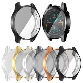 เคสนาฬิกาข้อมือ ซิลิโคน TPU นิ่ม ป้องกันรอยหน้าจอ สำหรับ HUAWEI WATCH GT2E GT2 46 มม.GT2 42 มม.