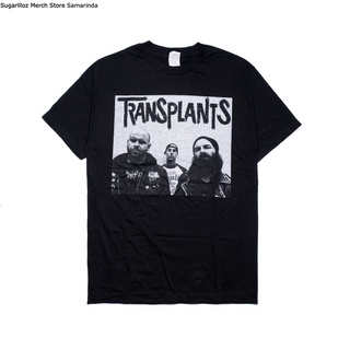 เสื้อยืดโอเวอร์ไซส์เสื้อเชิ้ต Transplants Band Photo Shirt - MS-4XL