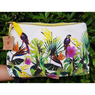 แท้💯% Clarins Spring Summer Collection Pouch Bag