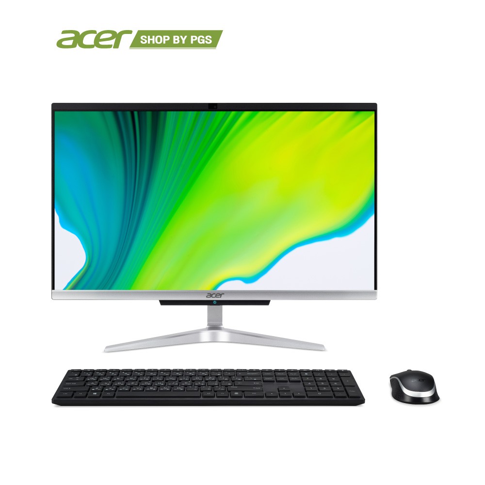 Acer Aspire C24-420-A314G1T23Mi/T001 คอมพิวเตอร์ตั้งโต๊ะ All In One 23.8" AMD Athlon3150U RAM4GB HDD1TB UMA W10