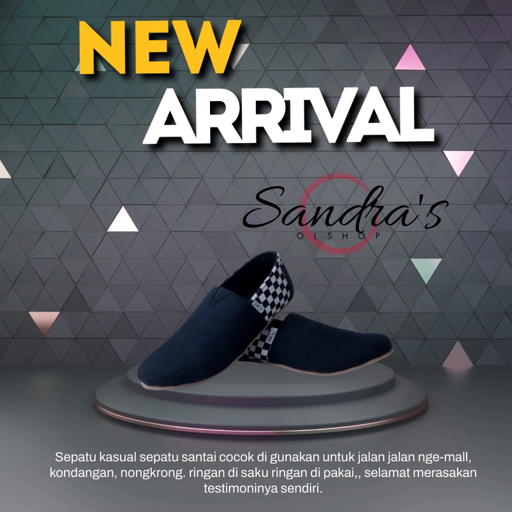 รองเท้าลําลองลําลองสุดเท่ Tomskin ผู้ชายผู้หญิง Toms Shoes