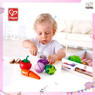 Hape Garden Vegetables ของเล่นไม้หั่นผักจำลองวัตถุดิบผักสด